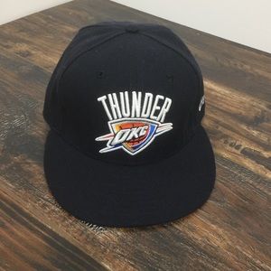 Oklahoma City OKC Thunder Fitted Black New Era Hat